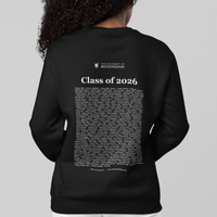 University of Buckingham - Graduation Names-list - Organic Sweatshirt