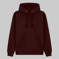 Maroon hoodie on a white background