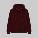 Maroon hoodie on a white background