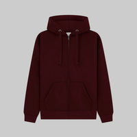 Maroon hoodie on a white background