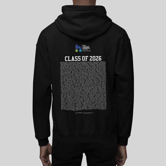 City College Norwich - Graduation Names-list - Zip Hoodie