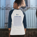 City College Norwich - Graduation Names-list - Fitted Baseball T-shirt