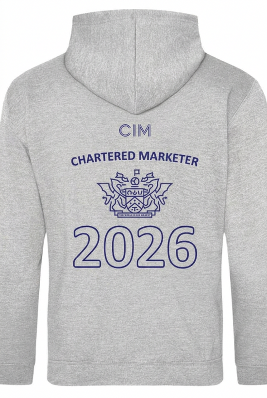 Chartered Institute of Marketing - 'GRADUATE' or 'CHARTERED MARKETER' - Hoodie
