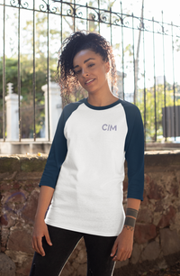 Chartered Institute of Marketing - Graduation Names-list - Fitted Baseball T-shirt