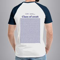 Chartered Institute of Marketing - Graduation Names-list - Regular Fit Baseball T-shirt