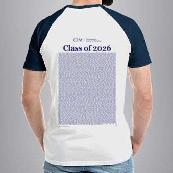 Chartered Institute of Marketing - Graduation Names-list - Regular Fit Baseball T-shirt
