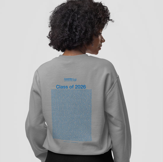 Coventry University - Graduation Names-list - Organic Sweatshirt