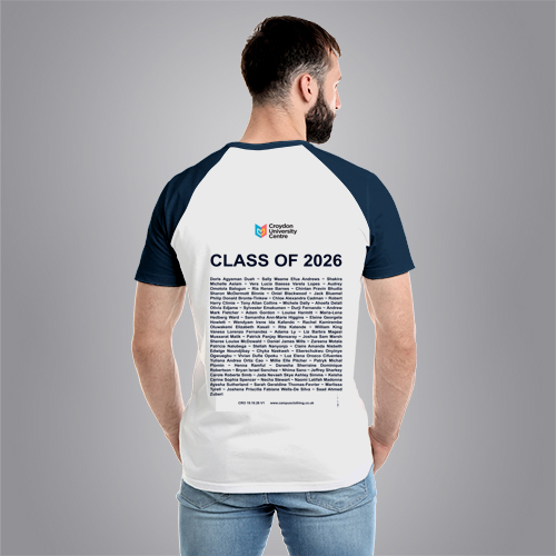 Croydon University Centre - Graduation Names-list - Standard T-shirt
