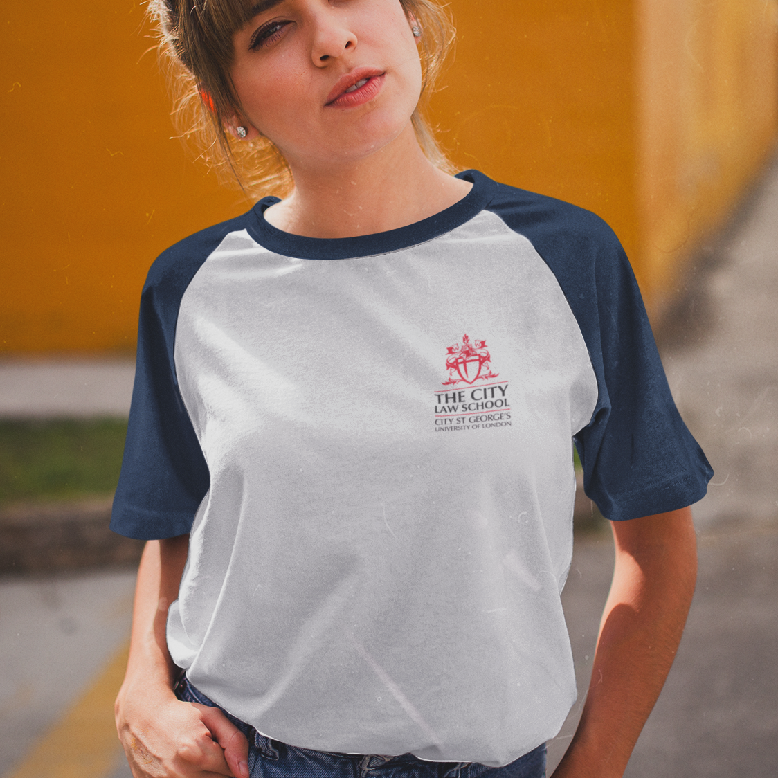 City St George's, University of London - Graduation Names-list - Regular Fit Baseball T-shirt