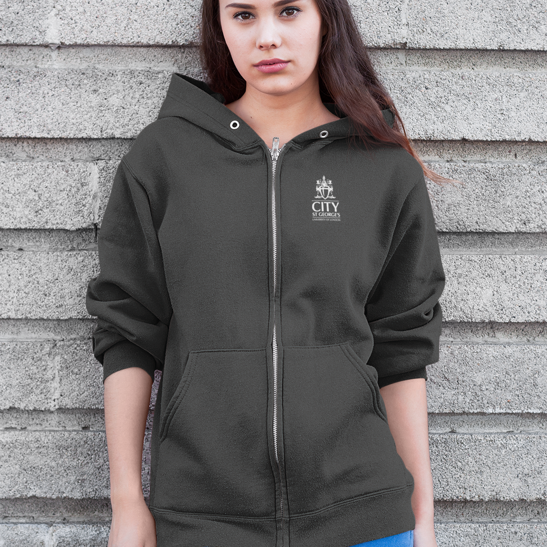 City St George's, University of London - Graduation Names-list - Zip Hoodie