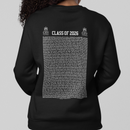 City St George's, University of London - Graduation Names-list - Organic Sweatshirt