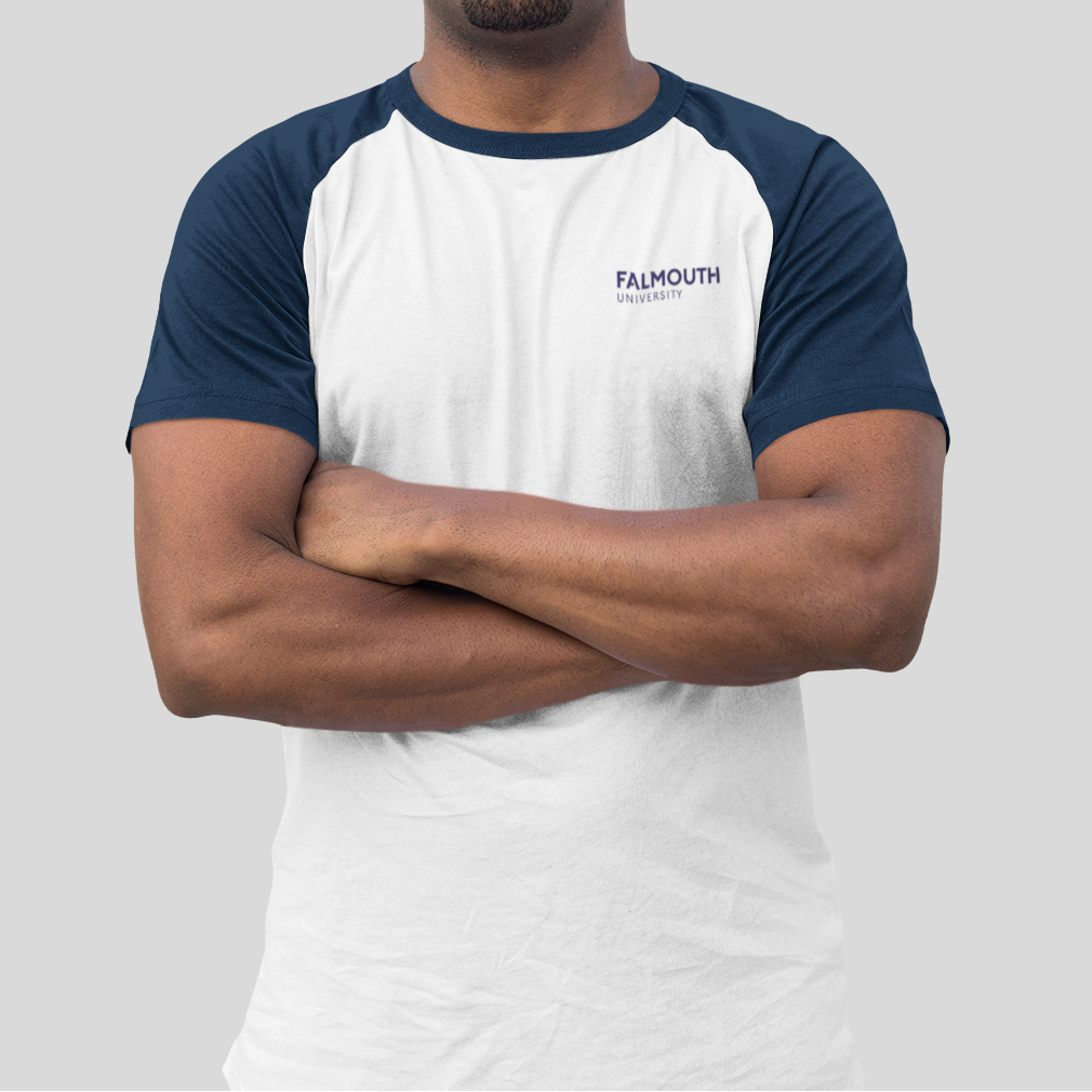 Falmouth University - Graduation Names-list - Regular Fit Baseball T-shirt