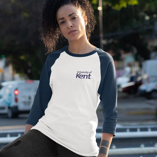 University of Kent - Graduation Names-list - Fitted Baseball T-shirt