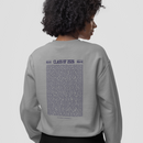 University of Kent - Graduation Names-list - Organic Sweatshirt