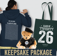 University of Roehampton London - Keepsake Package - Graduation Hoodie, Bear & Tote Bag