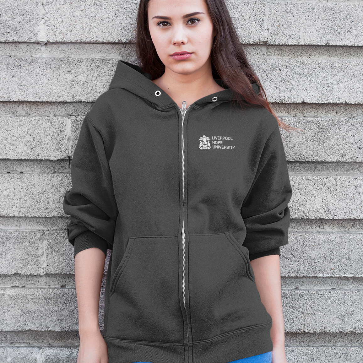 Liverpool Hope University - Graduation Names-list - Zip Hoodie