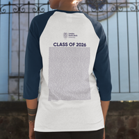 London South Bank University - Graduation Names-list - Fitted Baseball T-shirt