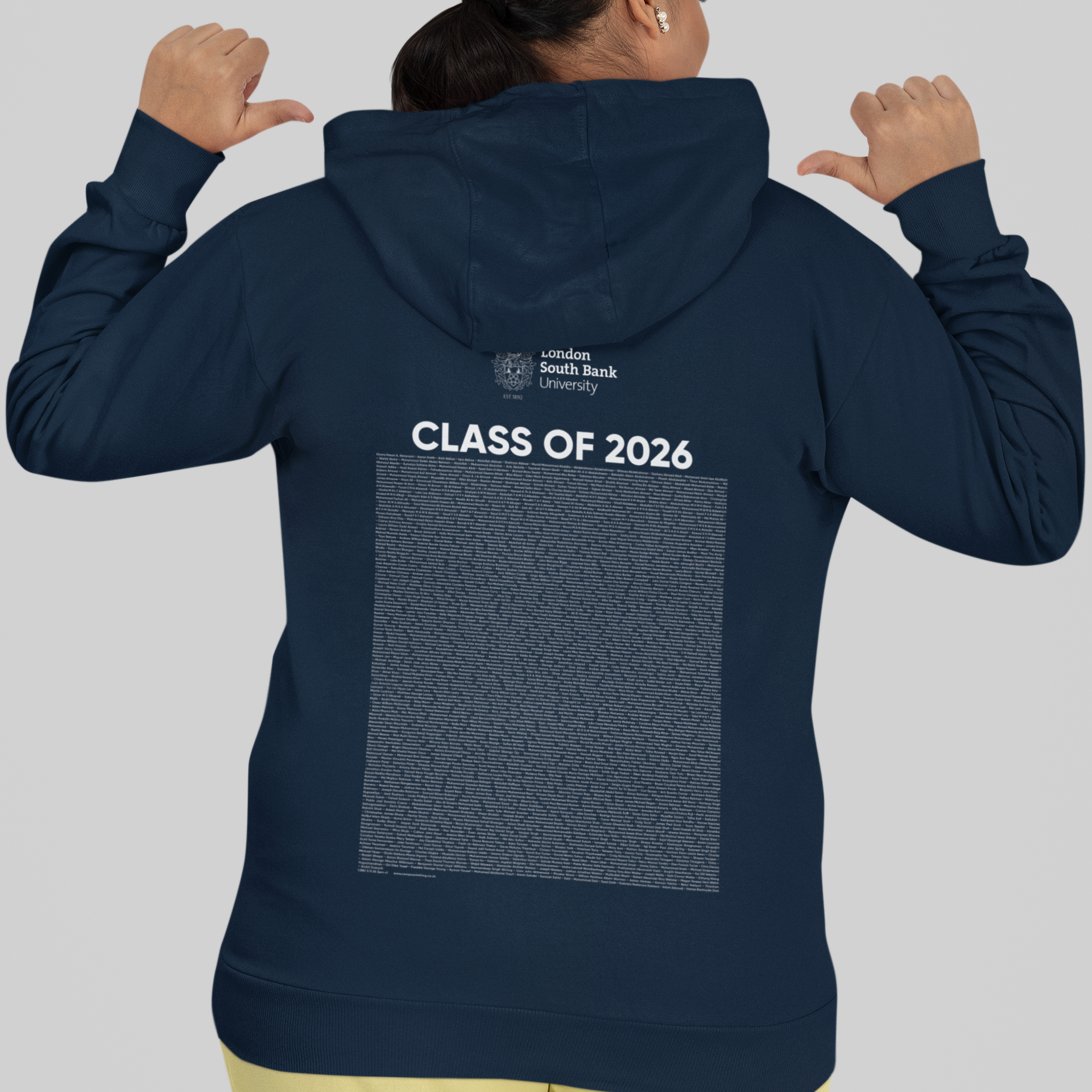 London South Bank University - Keepsake Package - Graduation Hoodie, Bear & Tote Bag