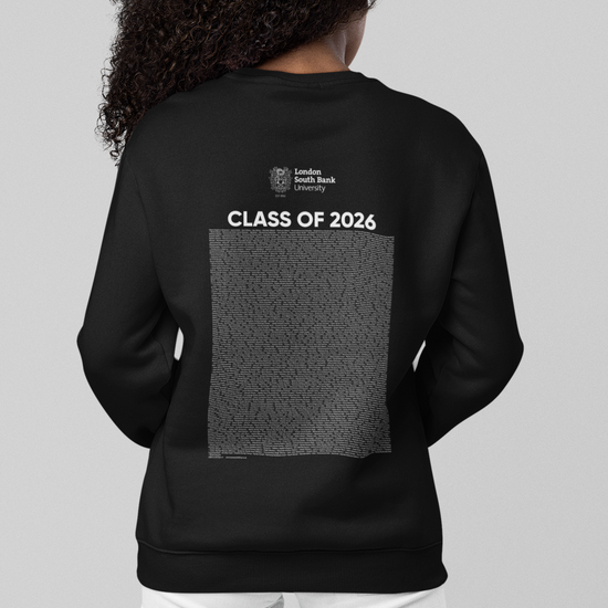 London South Bank University - Graduation Names-list - Organic Sweatshirt