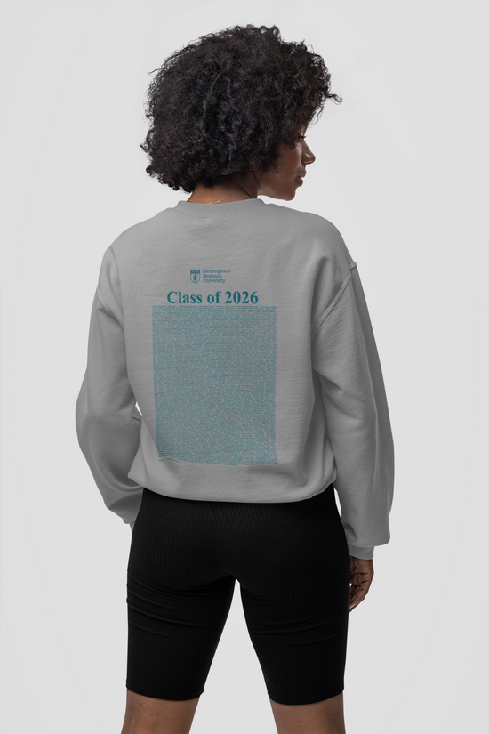 Birmingham Newman University - Graduation Names-list - Organic Sweatshirt