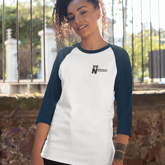 University of Northampton - Graduation Names-list - Fitted Baseball T-shirt