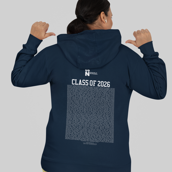 University of Northampton - Graduation Names-list - Zip Hoodie
