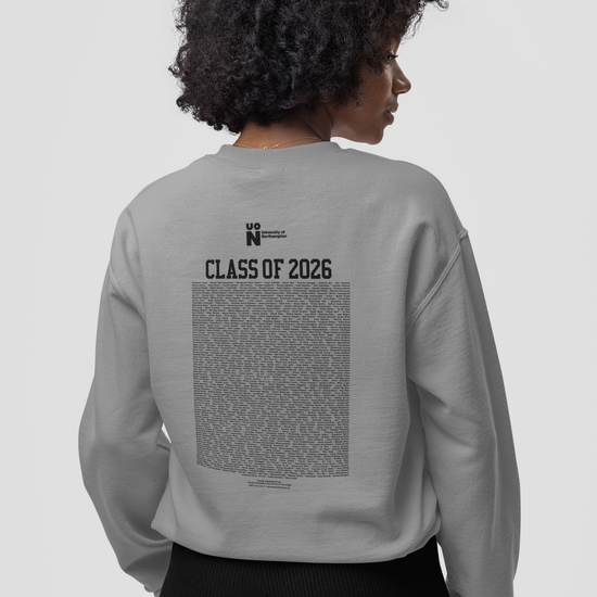 University of Northampton - Graduation Names-list - Organic Sweatshirt
