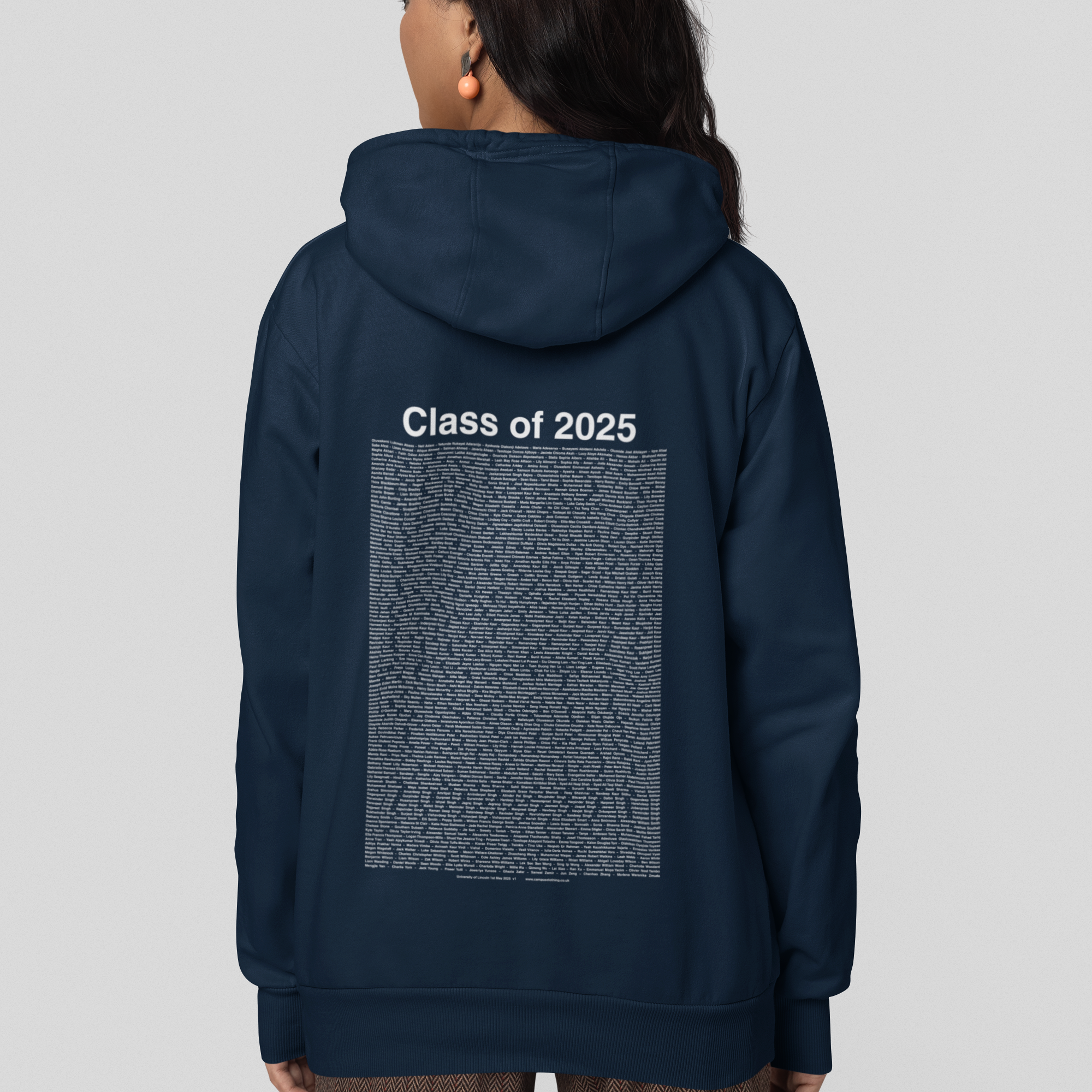 Navy Graduation Hoodie, Bear & Tote Bag Keepsake Package