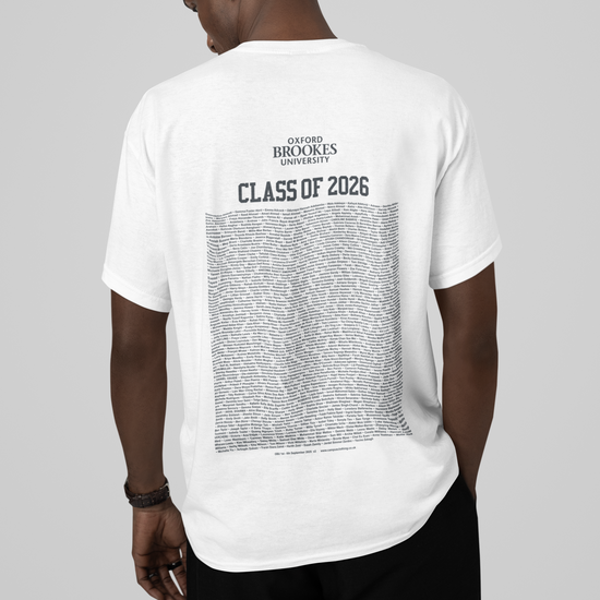 Oxford Brookes University - Graduation Names-list - Regular Fit T-shirt