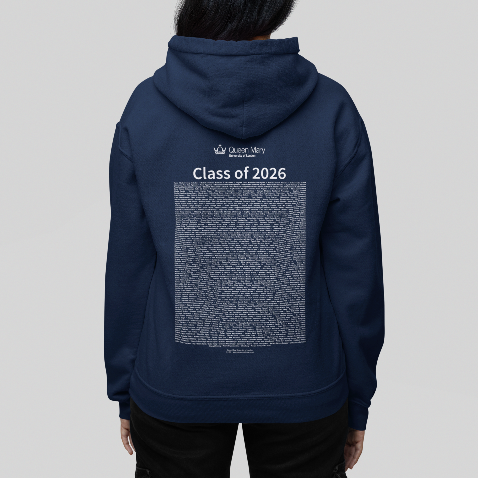 Queen Mary University of London - Keepsake Package - Graduation Hoodie, Bear & Tote Bag