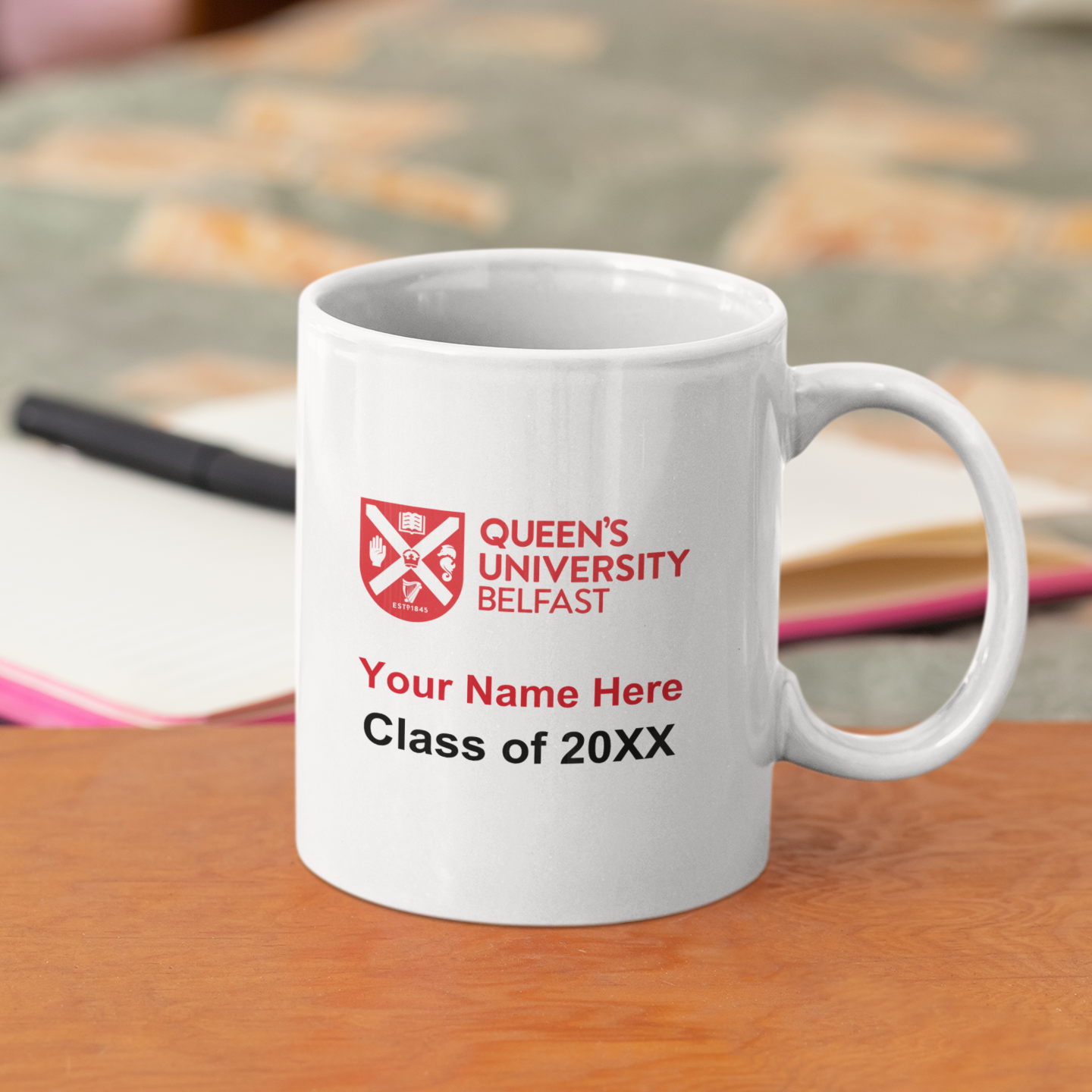 Queen's University Belfast - Personalised Graduation Mug
