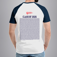 Queen's University Belfast - Graduation Names-list - Regular Fit Baseball T-shirt