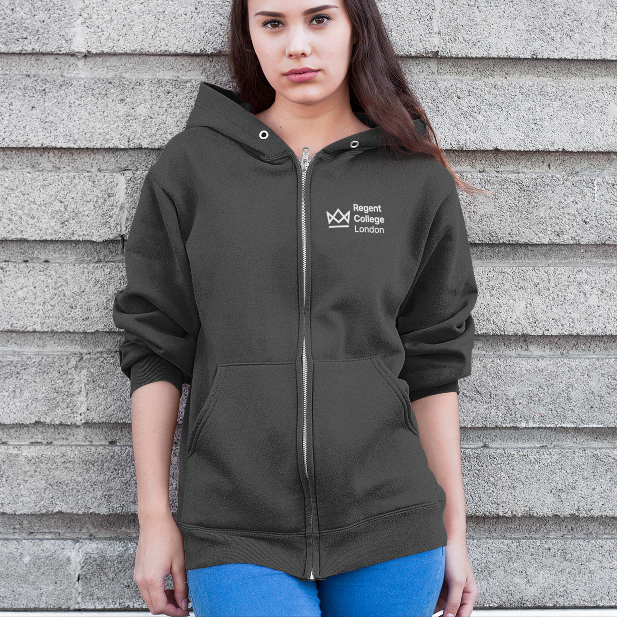 Regent College London - Graduation Names-list - Zip Hoodie