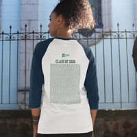 University of Roehampton London - Graduation Names-list - Fitted Baseball T-shirt