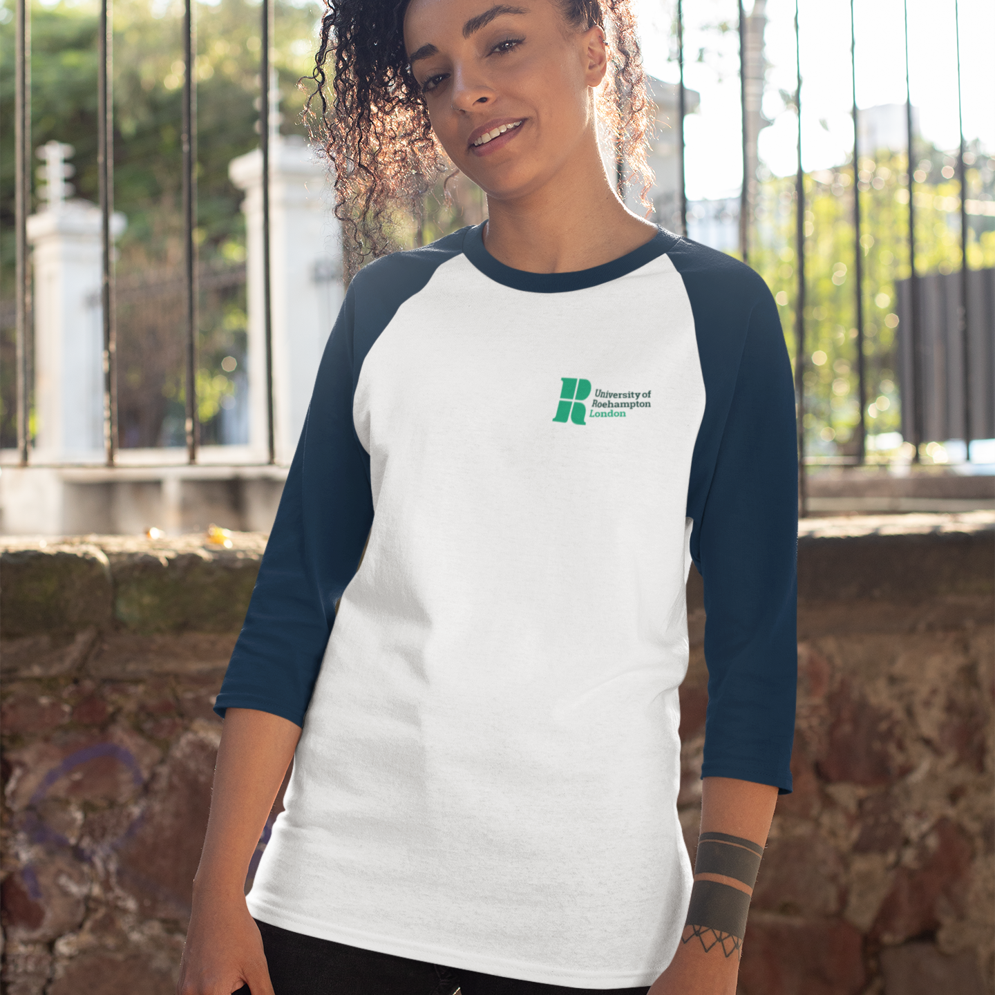 University of Roehampton London - Graduation Names-list - Fitted Baseball T-shirt