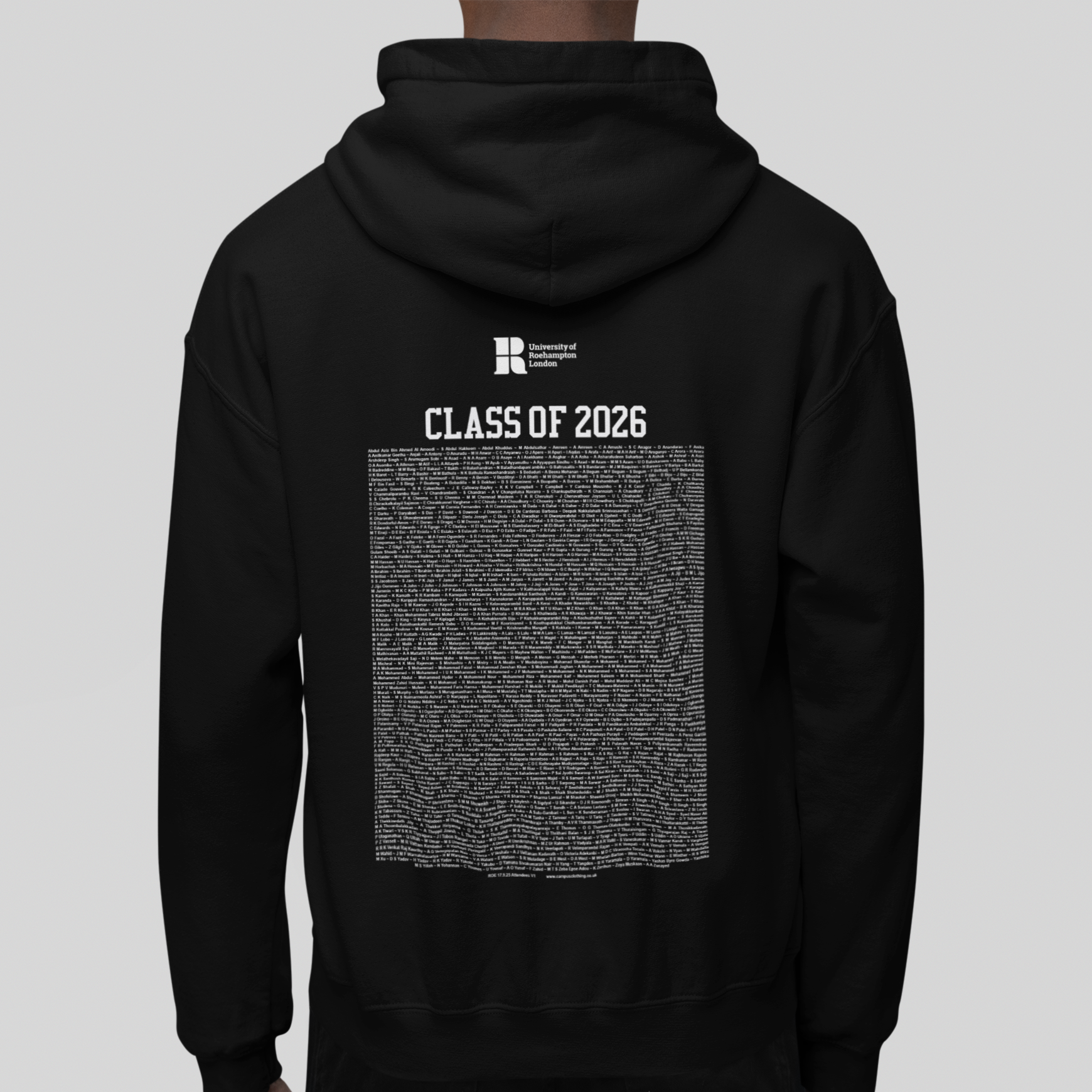 University of Roehampton London - Keepsake Package - Graduation Hoodie, Bear & Tote Bag