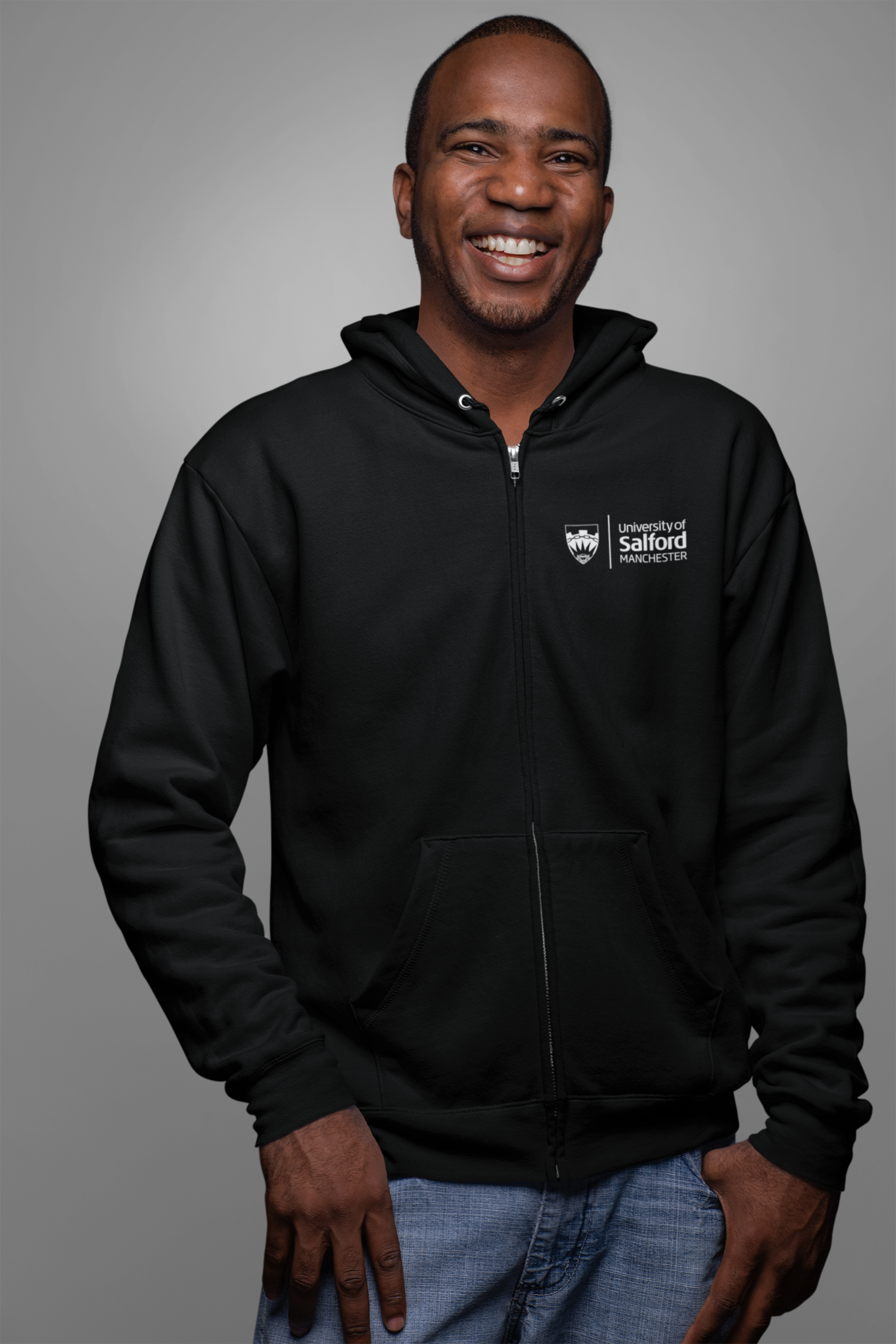 University of Salford - Graduation Names-list - Zip Hoodie