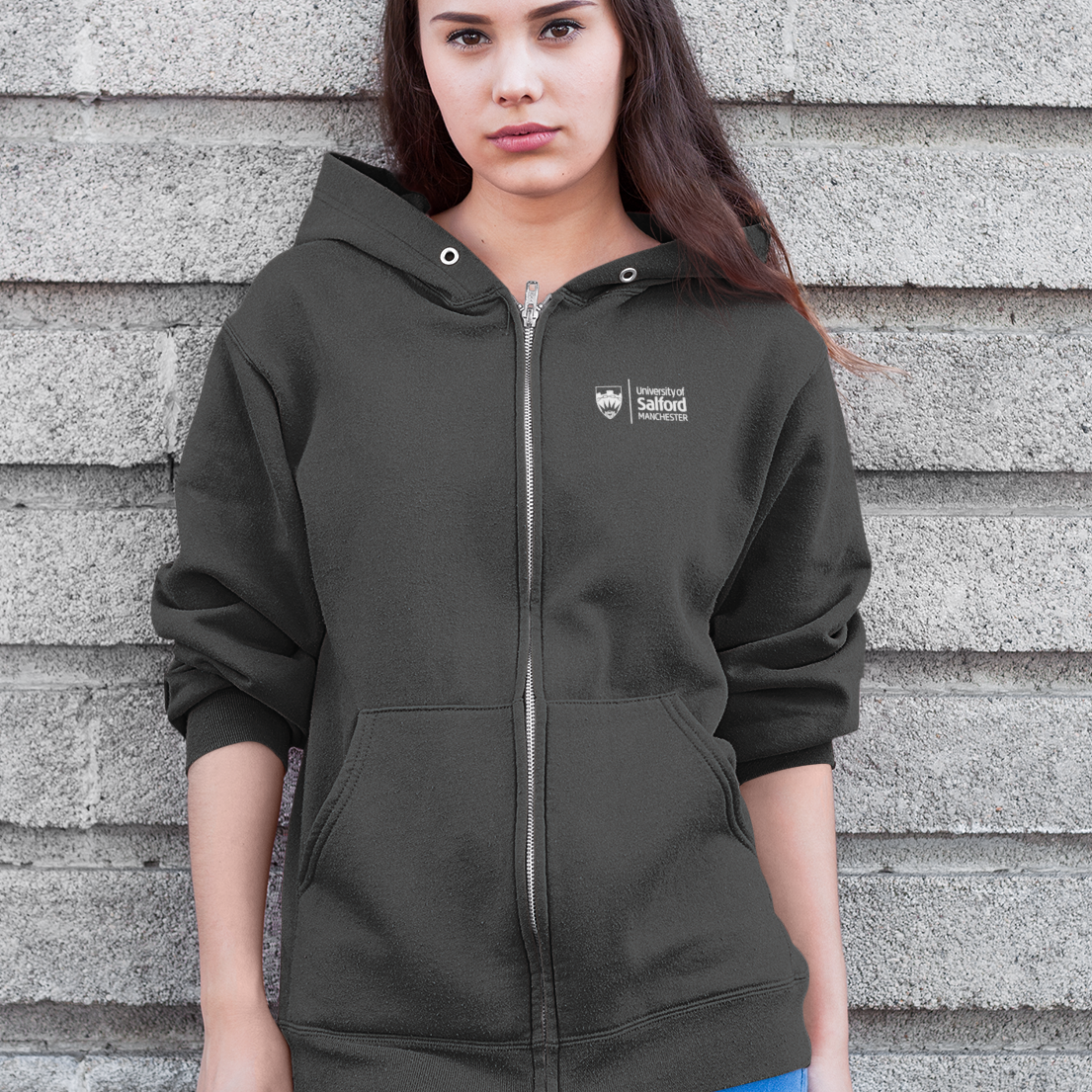 University of Salford - Graduation Names-list - Zip Hoodie