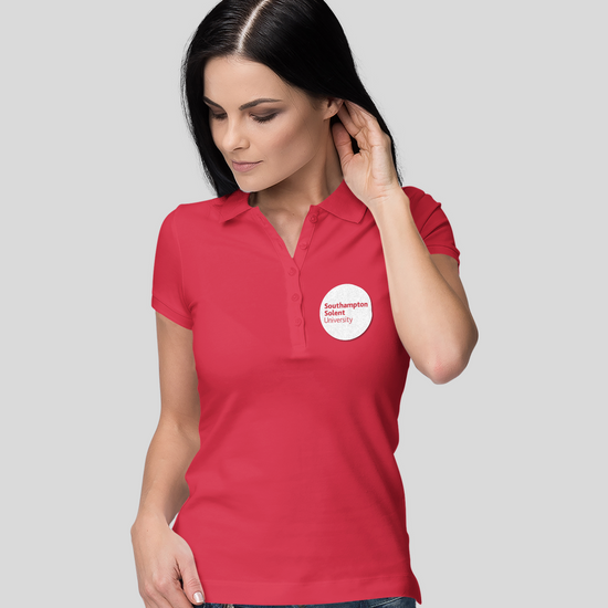 Southampton Solent University - Branded - Fitted Polo Shirt