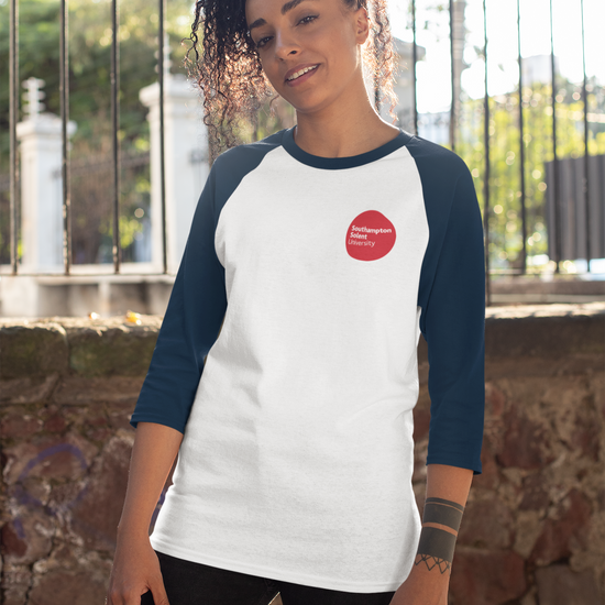 Southampton Solent University - Graduation Names-list - Fitted Baseball T-shirt