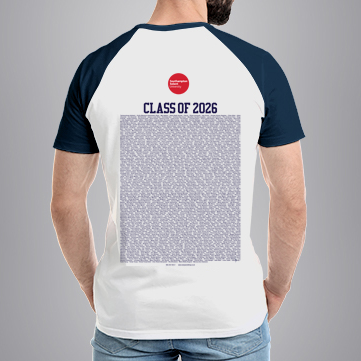 Southampton Solent University - Graduation Names-list - Standard T-shirt