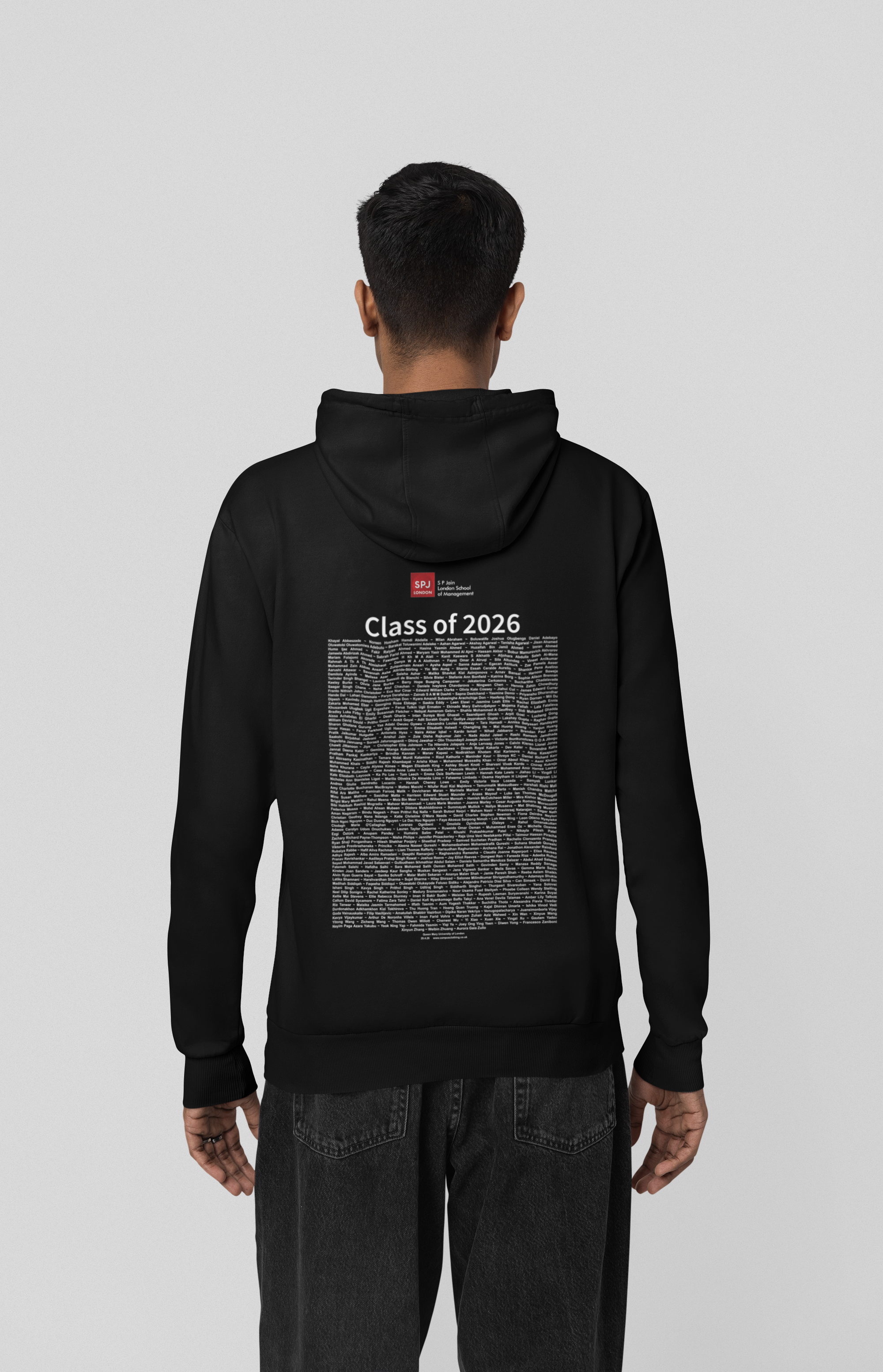 SP Jain London School of Management - Graduation Names-list - Hoodie