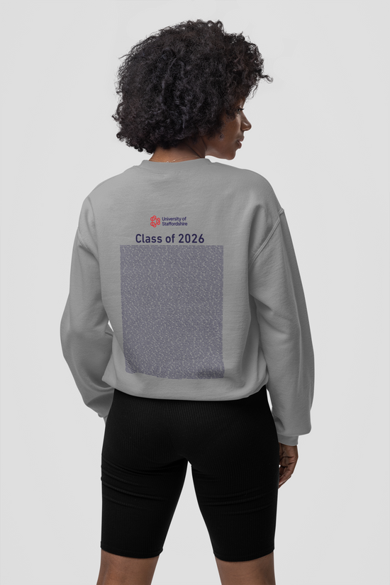University of Staffordshire - Graduation Names-list - Organic Sweatshirt