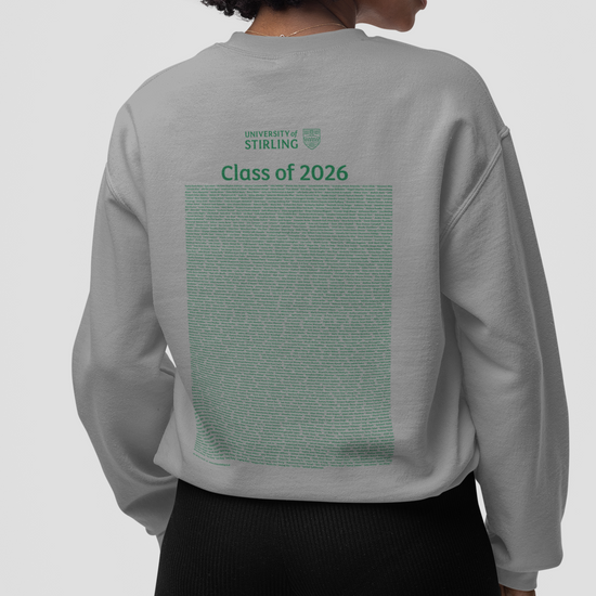 University of Stirling - Graduation Names-list - Organic Sweatshirt