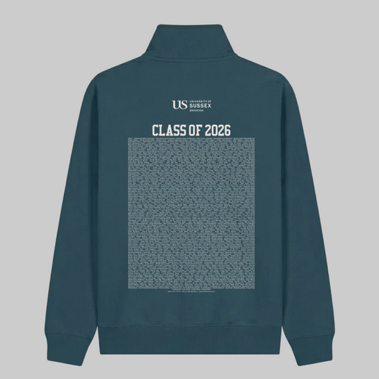 University of Sussex - Graduation Names-list - 1/4 Zip Sweatshirt