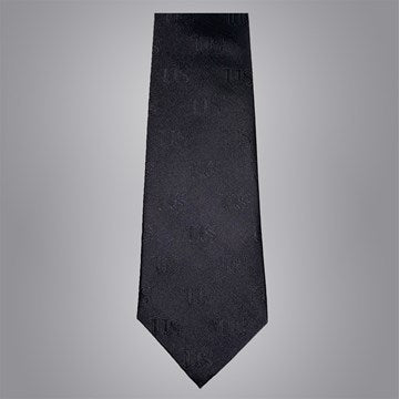 University of Sussex Black Crested Tie