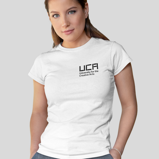 University of Creative Arts (UCA) - Branded - Fitted T-shirt