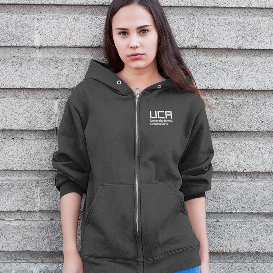 University for the Creative Arts - Graduation Names-list - Zip Hoodie