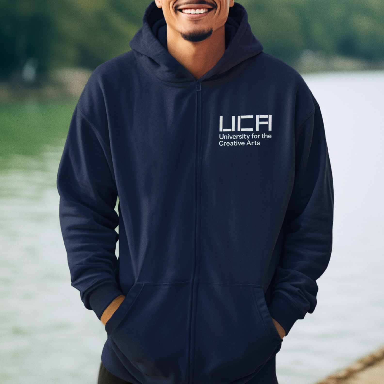 University for the Creative Arts - Graduation Names-list - Zip Hoodie