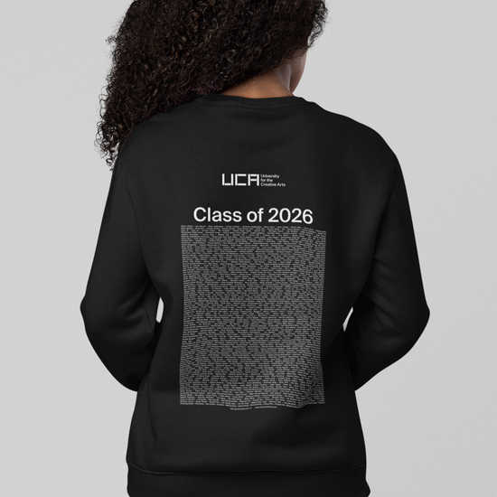University for the Creative Arts - Graduation Names-list - Organic Sweatshirt